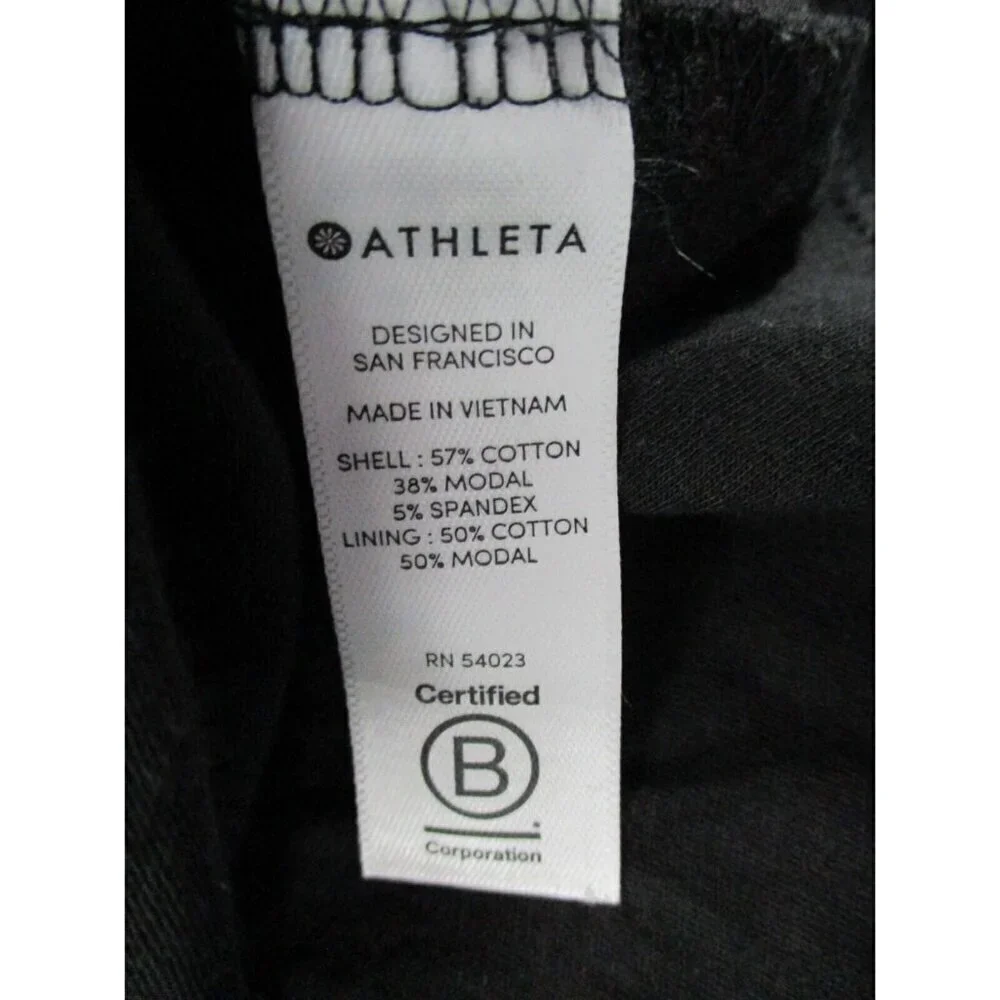 Athleta Womens Dress Small Faux Wrap Nectar Short V Neck Stretchy Ladies Knit
